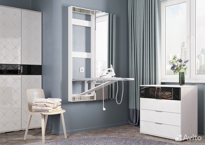 Гладильная доска с зеркалом