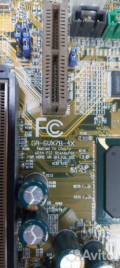 Материнская плата S370 GA-6VX7B0-4X + CPU Celeron