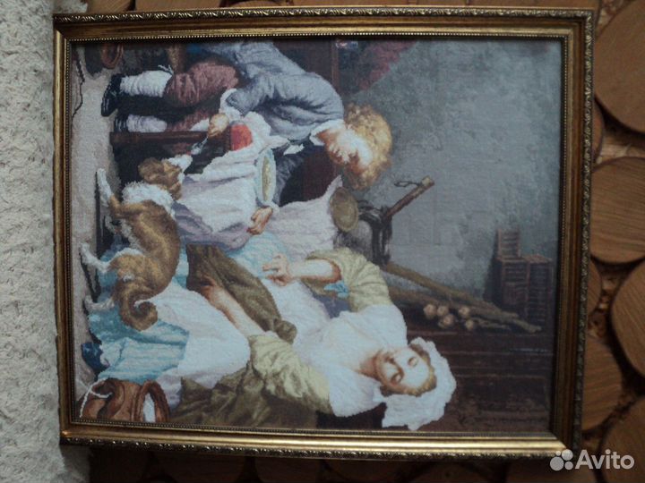 Вышивка крестиком готовая работа