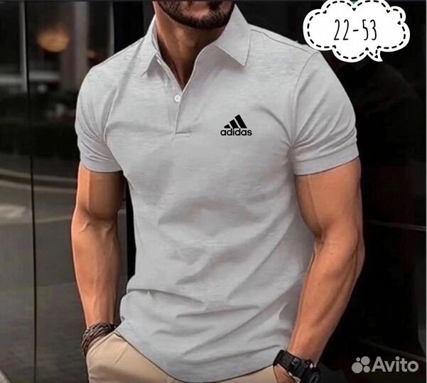 Polo мужское adidas