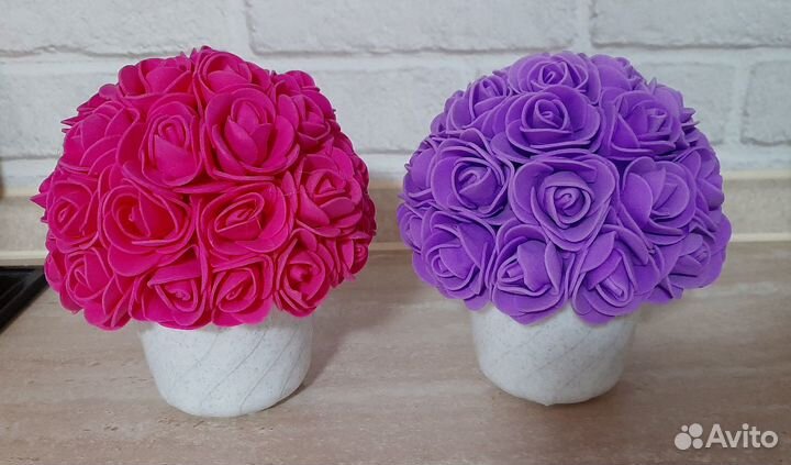 Букет из роз (из фоамирана)