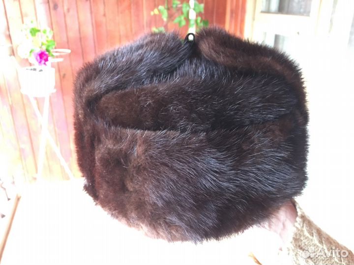 Шапка норковая мужская (размер 59)