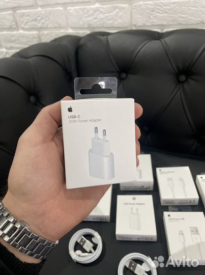iPhone Original Кабель Зарядка Провод Блок Адаптер