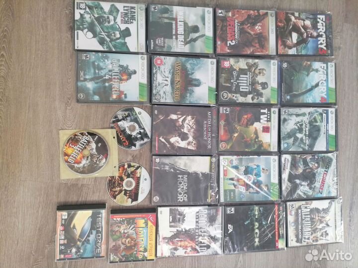 Пиратские диски Xbox 360