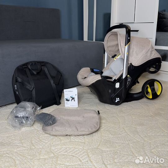 Автолюлька автокресло на колёсах FooFoo 4 в 1