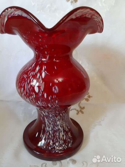 Вазы цветное стекло