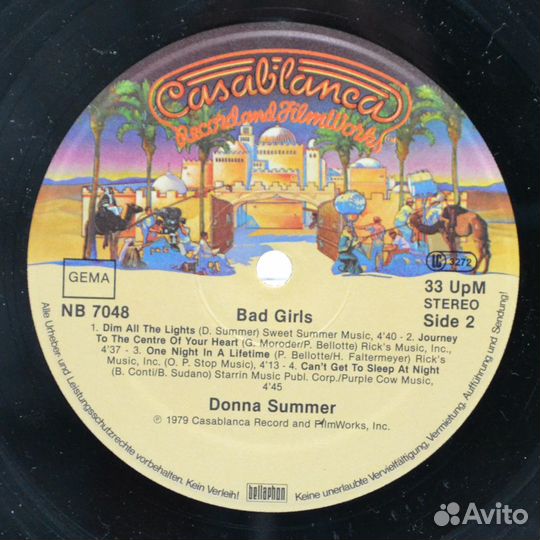 Donna Summer Bad Girls 2LP