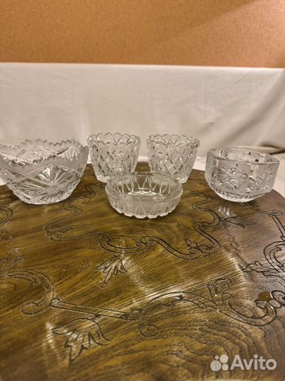 Хрустальная посуда СССР