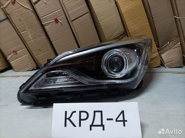 Левая фара Hyundai Solaris