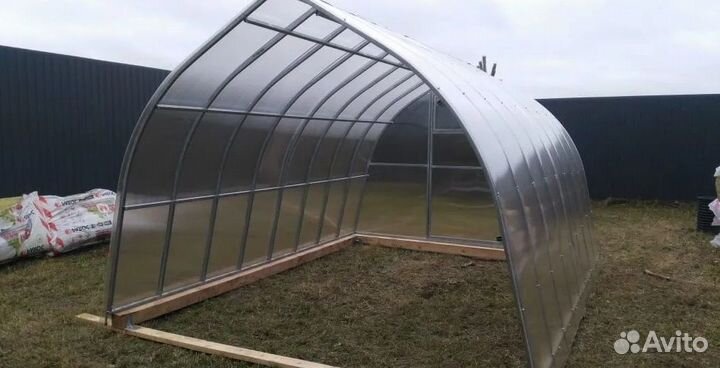 Теплица Горка с поликарбонатом 4мм