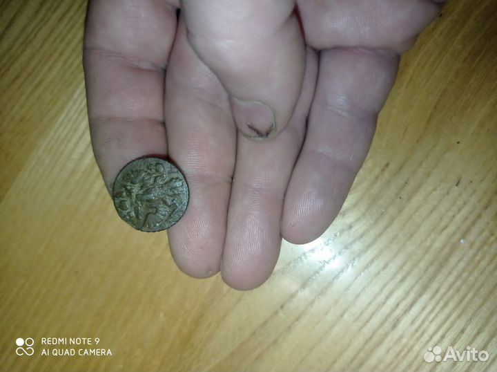 Полушка 1735год