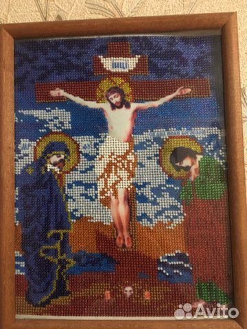 Картина из бисера, Икона