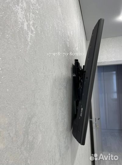 Установка телевизора (кронштейна) на стену