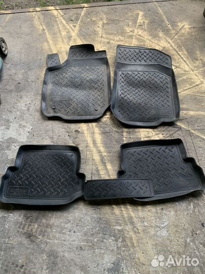 Коврики резиновые шкода октавия skoda oktavia a4