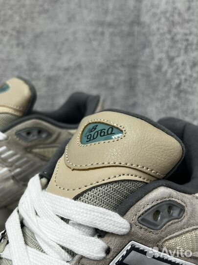 Кроссовки New Balance 9060 Cream Brown Grey