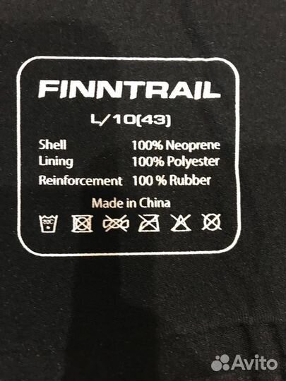 Вейдерсы с сапогом Finntrail из неопрена