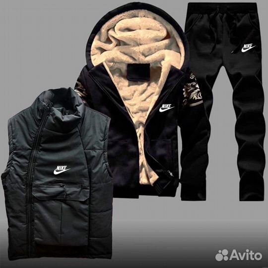 Тройка Nike теплая с мехом