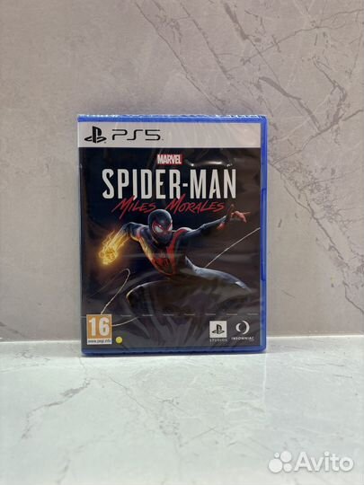 Диск Marvel Spider man Miles Morales игра для PS5