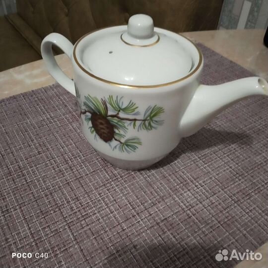 Чайник заварочный фарфоровый СССР
