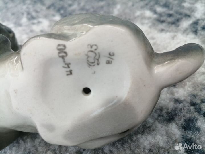 Фарфоровая статуэтка лфз СССР / скотч-терьер