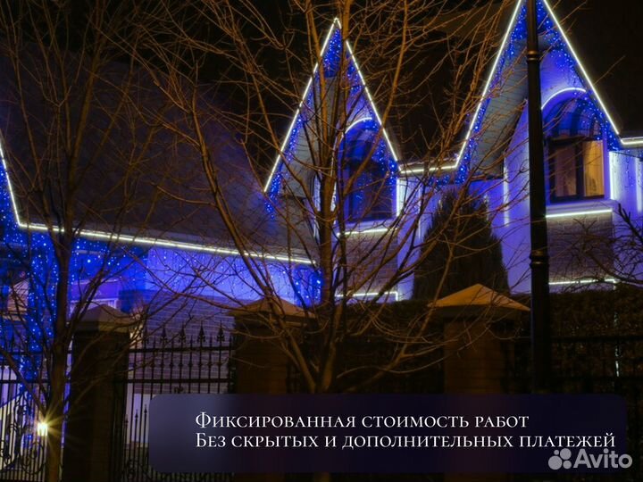 Украшение дома с помощью гирлянд