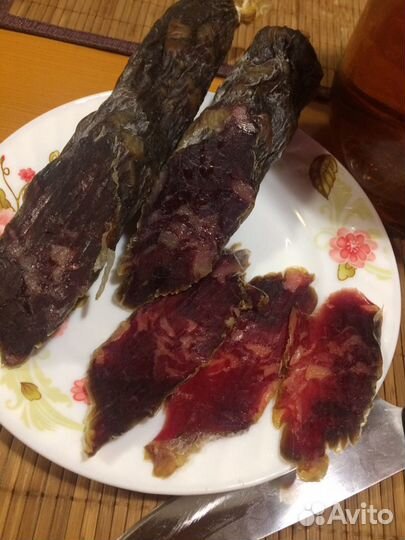 Конская Колбаса, куриная колбаса, вяленое мясо