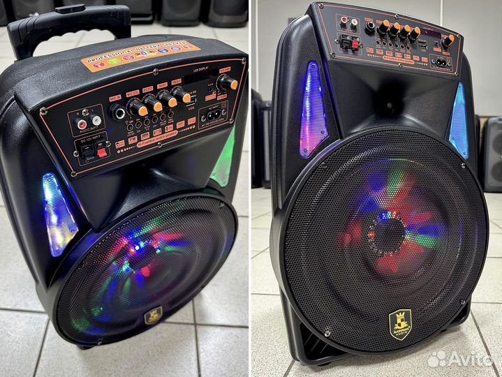 Большая напольная блютуз колонка AvCrowns