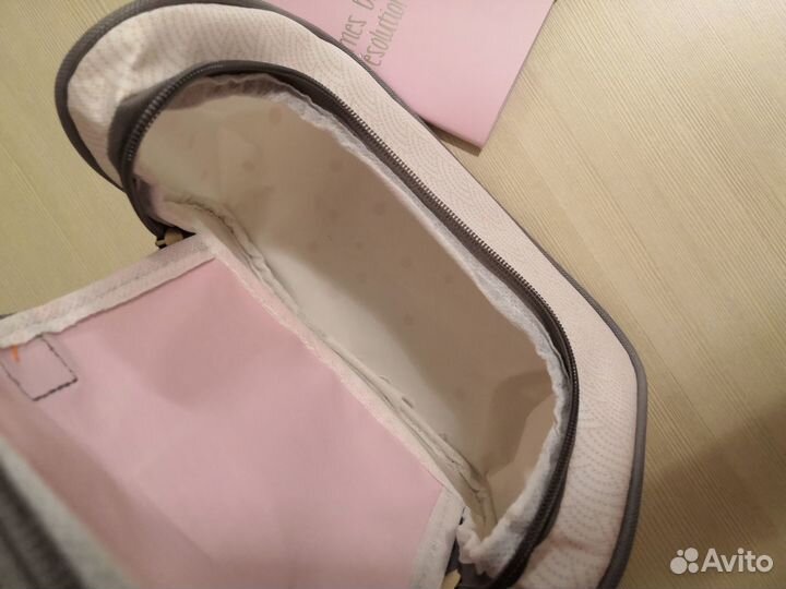 Косметичка розовая и блокнотик