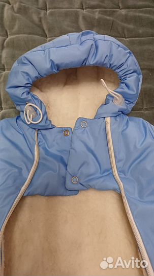 Зимний конверт на выписку для мальчика