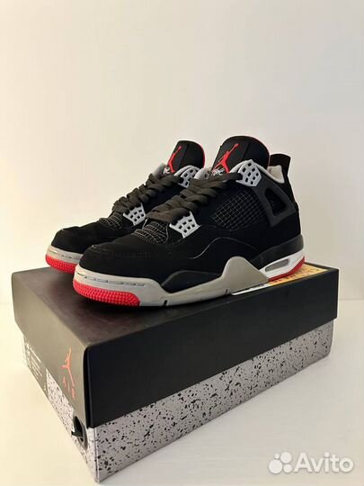 Nike Air Jordan 4 Retro Bred Black Cement 2019