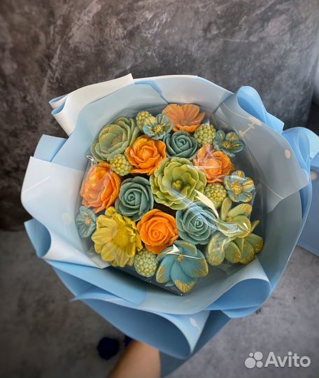 Букеты из шоколадных цветов. Подарок