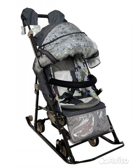 Зимние санки коляска