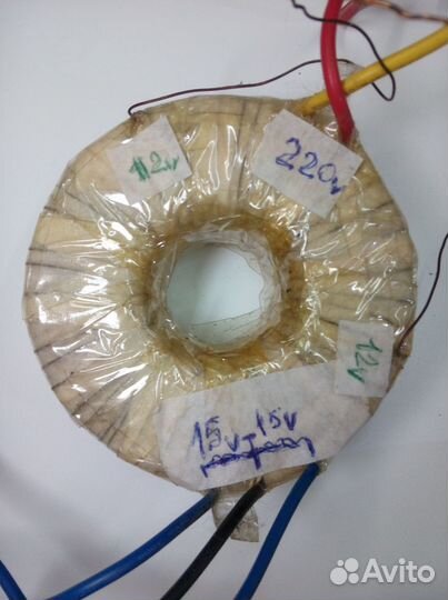 Мощный трансформатор тор от сабвуфера