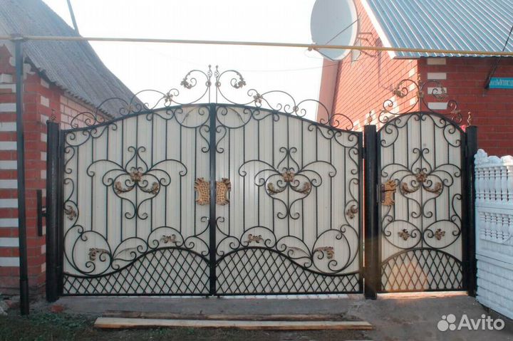 Кованые ворота