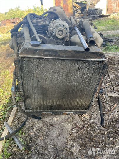Двигатель коробка маз