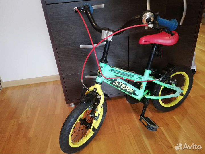 Детский велосипед Stern 4-6 лет с тормозами наруле