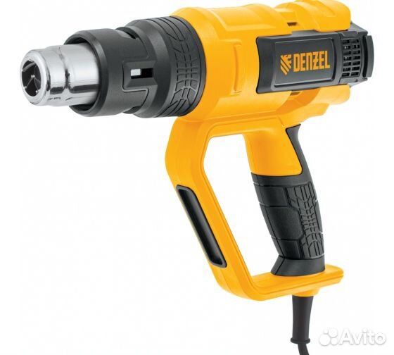 Фен технический HG-2000E, 2000 Вт, 2 режима, LCD D