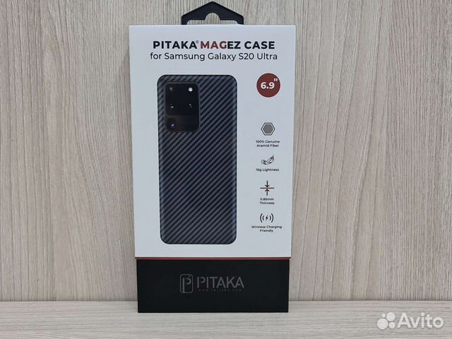 Чехол Pitaka для Samsung S20 Ultra Оригинал
