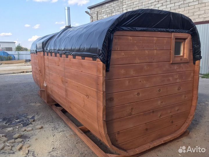 Баня бочка квадро в наличии
