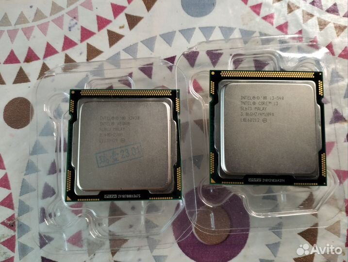 Intel core i3-540/xeon x3430