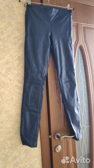 Кожаные лосины бу