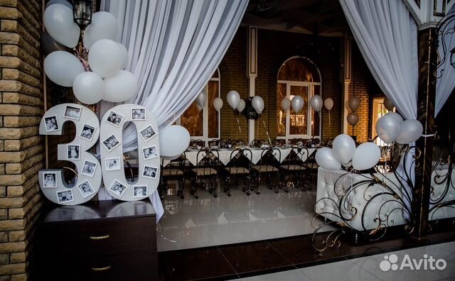 Цифра 30(тридцать) декор для юбилея