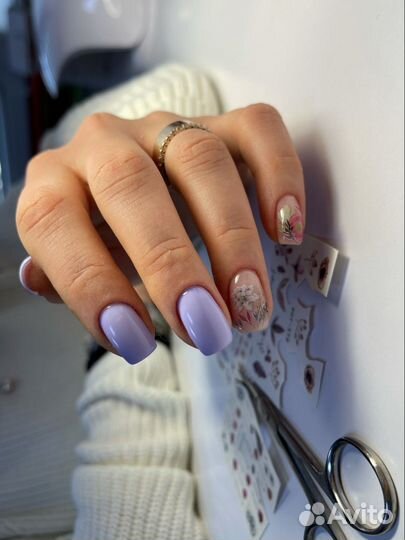 Маникюр ногти гель лак