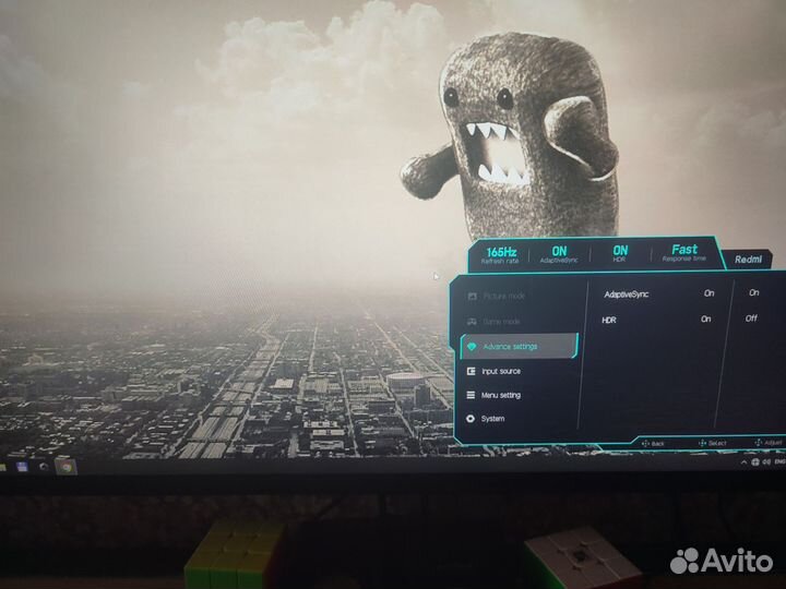 Монитор 165гц redmi x27g