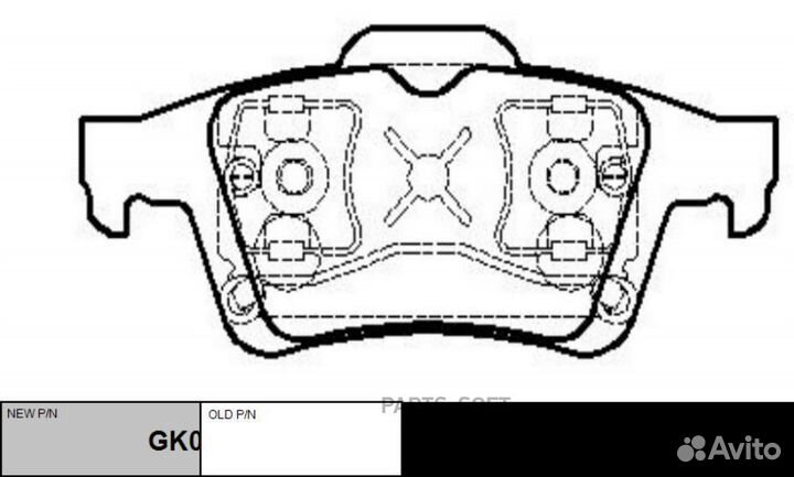 CTR ckmz-8 Колодки тормозные дисковые mazda GK0654