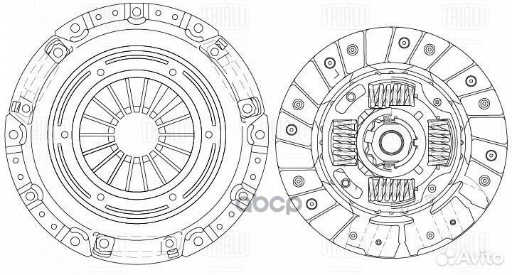 Сцепление в сборе для а/м Chevrolet Cobalt (13