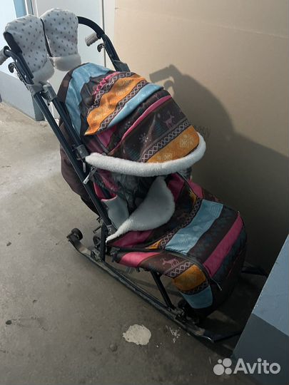 Коляска санки