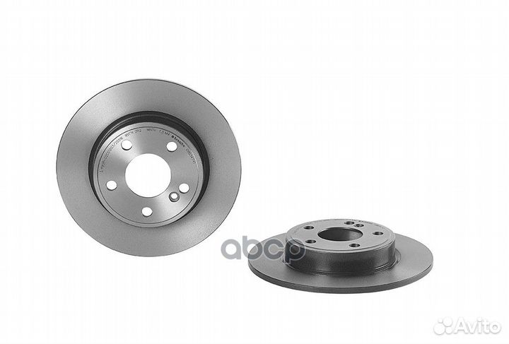 Диск тормозной UV Coated зад 08B34741 Brembo