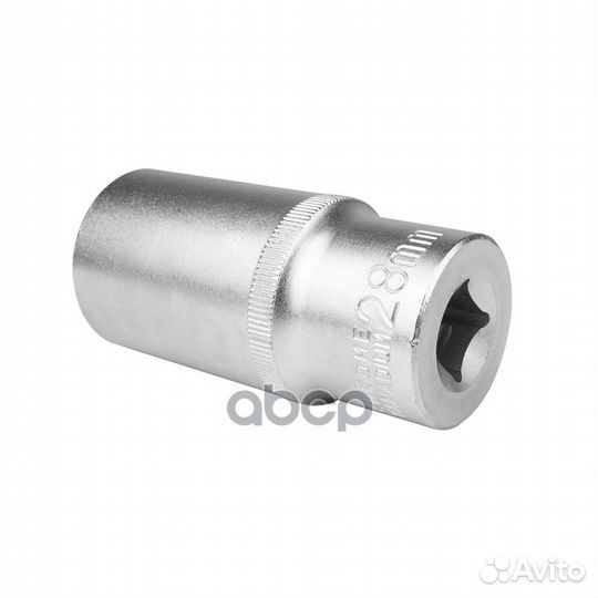 Головка торцевая 1/2 6-гранная 28мм глубокая