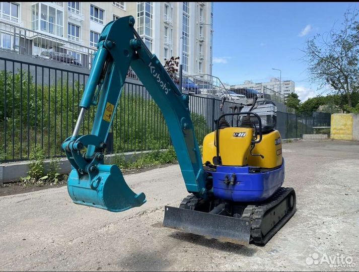 Мини-экскаватор Kubota U10, 2007